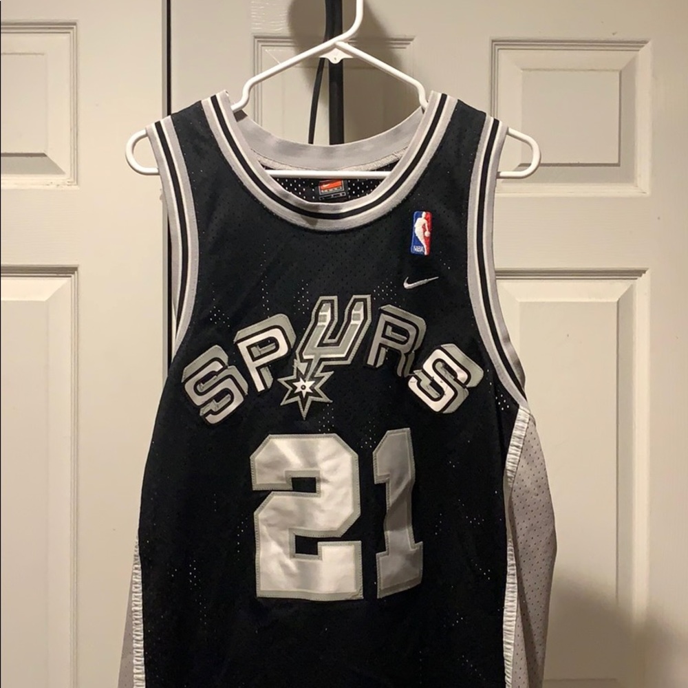 Tim Duncan Spurs Jersey Authentic Nike Men’s Large